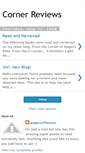 Mobile Screenshot of cornerreviews.blogspot.com