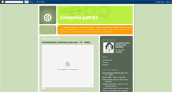 Desktop Screenshot of companiapatrika.blogspot.com