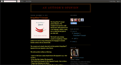 Desktop Screenshot of anauthorsopinion.blogspot.com