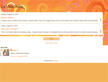 Tablet Screenshot of lavidabella9.blogspot.com