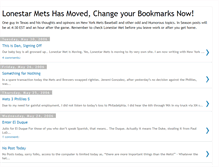 Tablet Screenshot of lonestarmet.blogspot.com