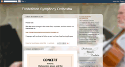 Desktop Screenshot of frederictonchamberorchestra.blogspot.com