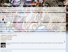 Tablet Screenshot of frederictonchamberorchestra.blogspot.com