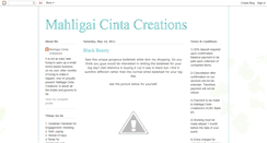 Desktop Screenshot of mahligaicintacreations.blogspot.com
