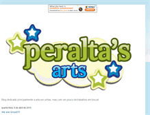 Tablet Screenshot of peraltasart.blogspot.com