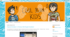 Desktop Screenshot of coolasiankids.blogspot.com