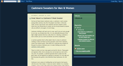 Desktop Screenshot of cashmeresweatersformenwomen.blogspot.com