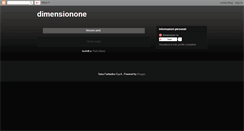 Desktop Screenshot of dimension1.blogspot.com