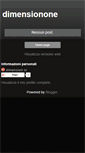 Mobile Screenshot of dimension1.blogspot.com