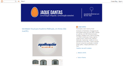 Desktop Screenshot of jaquedantas.blogspot.com