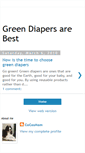 Mobile Screenshot of greendiapersarebest.blogspot.com