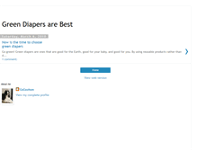 Tablet Screenshot of greendiapersarebest.blogspot.com