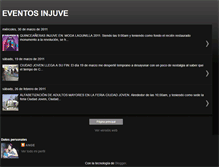 Tablet Screenshot of eventosinjuve.blogspot.com