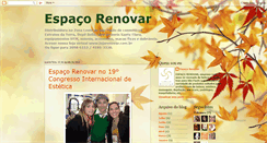Desktop Screenshot of espacorenovar.blogspot.com