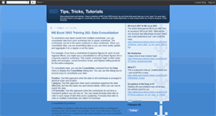 Desktop Screenshot of datanalaysistips.blogspot.com