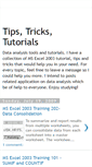 Mobile Screenshot of datanalaysistips.blogspot.com