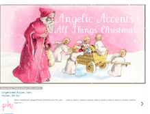 Tablet Screenshot of angelicaccentsallthingschristmas.blogspot.com