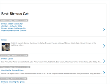 Tablet Screenshot of best-birman-cat.blogspot.com