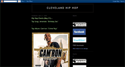 Desktop Screenshot of clevelandhiphop.blogspot.com