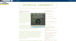 Desktop Screenshot of celestialuniversity.blogspot.com