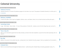 Tablet Screenshot of celestialuniversity.blogspot.com