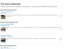 Tablet Screenshot of cavecollection.blogspot.com