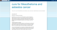 Desktop Screenshot of mesotheliomapills.blogspot.com