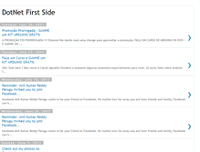 Tablet Screenshot of dotnet-firstside.blogspot.com