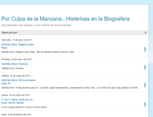 Tablet Screenshot of porculpadelamanzana.blogspot.com