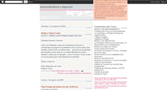 Desktop Screenshot of emprendimientoynegocios.blogspot.com