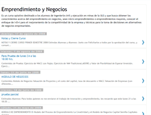 Tablet Screenshot of emprendimientoynegocios.blogspot.com