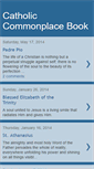 Mobile Screenshot of catholiccommonplacebook.blogspot.com