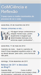 Mobile Screenshot of comcienciaereflexao.blogspot.com