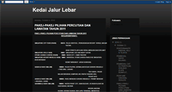 Desktop Screenshot of kedaijalurlebar.blogspot.com