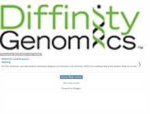 Tablet Screenshot of diffinitygenomics.blogspot.com