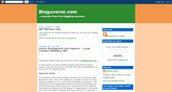 Desktop Screenshot of bloguverse.blogspot.com