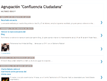 Tablet Screenshot of agrupacionconfluencia.blogspot.com