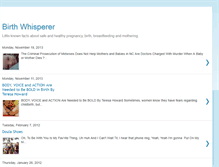 Tablet Screenshot of birthwhisperer.blogspot.com