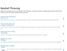 Tablet Screenshot of baseball-throwing.blogspot.com