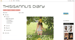 Desktop Screenshot of annydums.blogspot.com