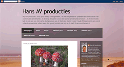 Desktop Screenshot of hans-av-producties.blogspot.com