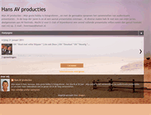 Tablet Screenshot of hans-av-producties.blogspot.com