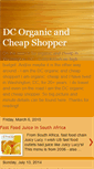 Mobile Screenshot of dcorganicandcheap.blogspot.com