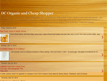 Tablet Screenshot of dcorganicandcheap.blogspot.com
