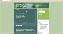 Desktop Screenshot of culinaryteas.blogspot.com