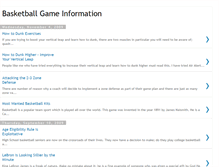 Tablet Screenshot of basketball-game-info.blogspot.com