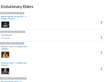 Tablet Screenshot of evolutionaryelders.blogspot.com