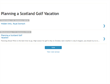 Tablet Screenshot of planningascotlandgolfvacation.blogspot.com