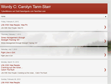 Tablet Screenshot of carolyntann-starr.blogspot.com