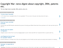 Tablet Screenshot of copyrightwar.blogspot.com